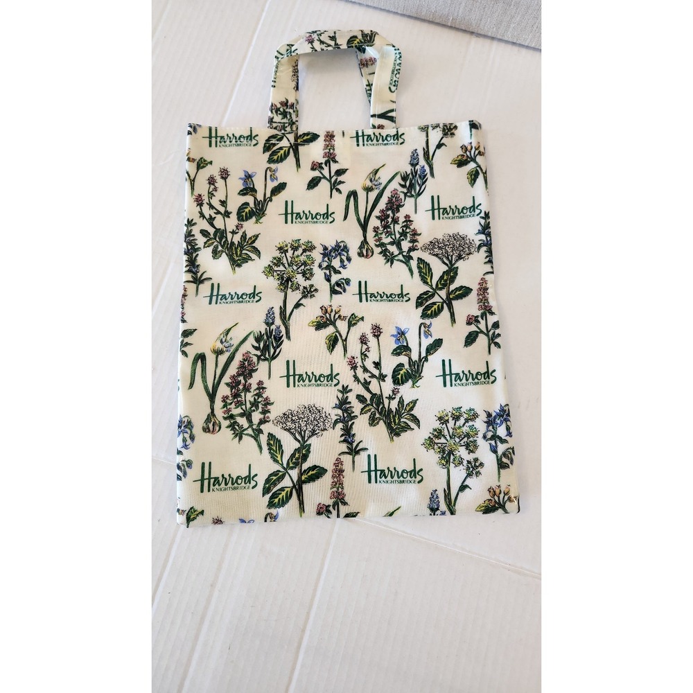 Floral Harrods Bag PVC‎ coated cotton